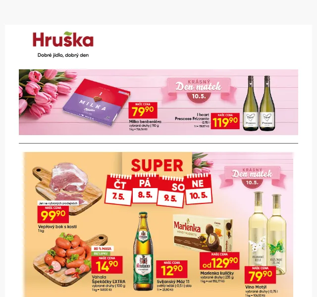 Potěšte svou maminku - Marlenka kuličky a týdenní akce