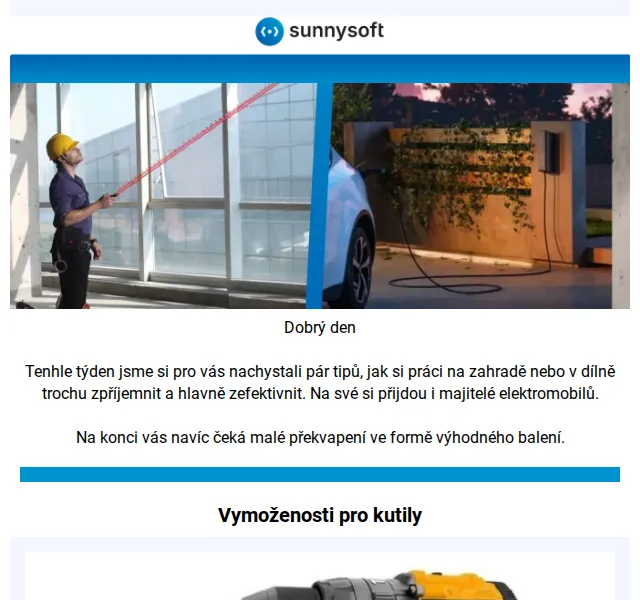 Sunnysoft.cz: chytré zavlažování, kamera do auta – červen 2026 | Nuslet.cz