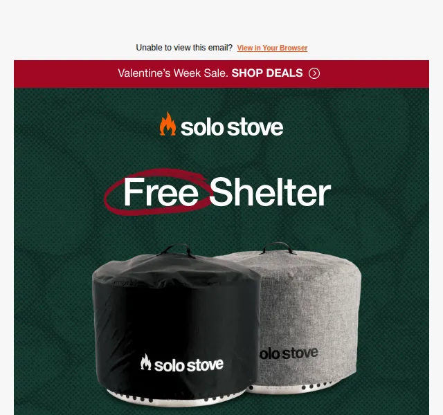 Solo Stove EU: Shelter zdarma k ohništi – červenec 2026 | Nuslet.cz