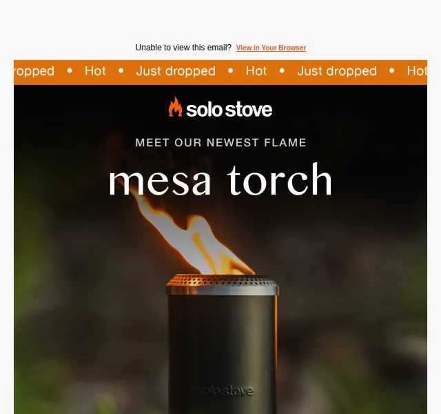 Solo Stove EU: Mesa Torch akce 3+1 zdarma – červen 2026 | Nuslet.cz