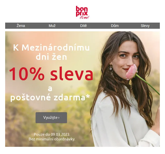 bonprix: -10 % a poštovné zdarma – červen 2026 | Nuslet.cz