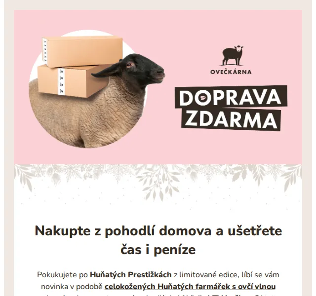 Ovečkárna: Huňatý výprodej až 40 % – červen 2026 | Nuslet.cz