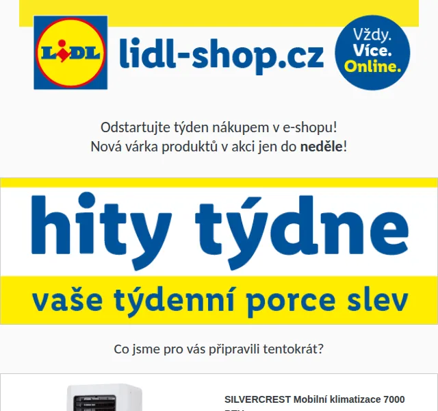 Lidl: Slevy na klimatizaci, paddleboard i gril – červenec 2026 | Nuslet.cz