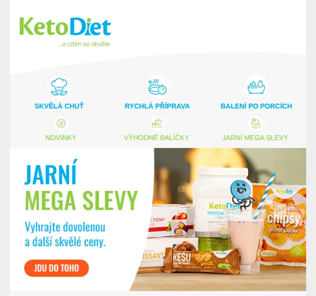KetoDiet: Jarní MEGA SLEVY až 50 % – červen 2026 | Nuslet.cz