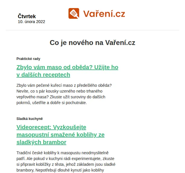 Vaření.cz: Nové recepty a tipy na vaření – únor 2022 | Nuslet.cz