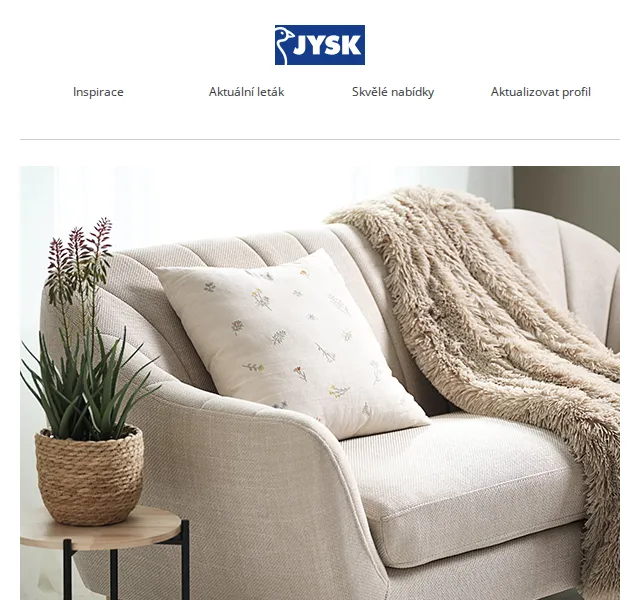 JYSK: Dny inspirace se slevou až 50 % – červen 2026 | Nuslet.cz