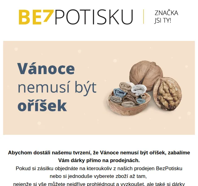 BezPotisku: Dárkové balení na prodejnách – červen 2026 | Nuslet.cz