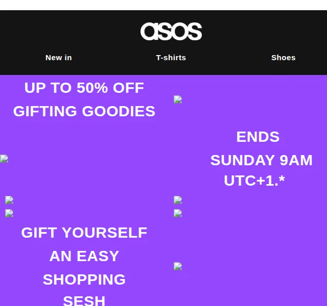 ASOS Sale: Sleva až 50 % na dárky – červen 2026 | Nuslet.cz