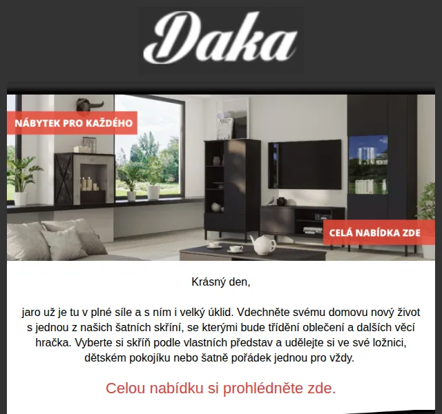 Dakanabytek: Šatní skříně se slevou – červen 2026 | Nuslet.cz