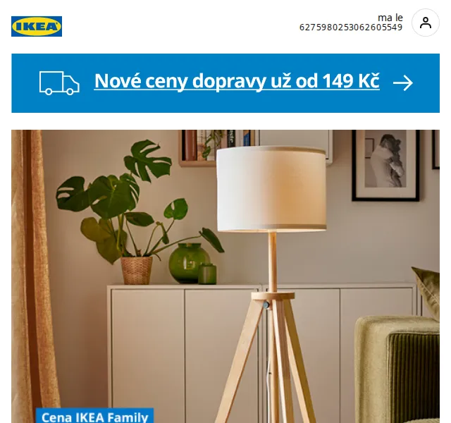 Ikea: IKEA Family slevy až 45 % na nábytek a doplňky – březen 2026 | Nuslet.cz
