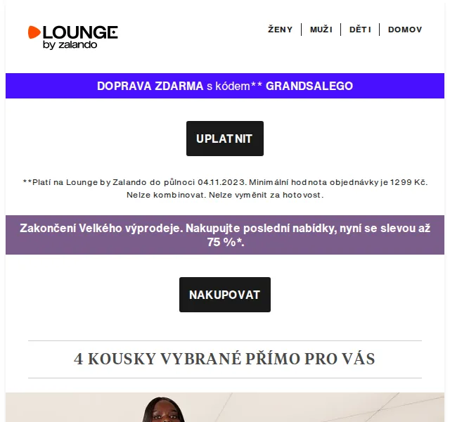 Lounge by Zalando: Hunkemöller & LIU JO až 75% sleva – červen 2026 | Nuslet.cz