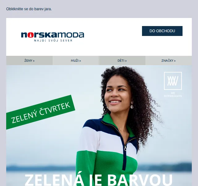 Norskamoda: zelená móda z Norska Kari Traa Devold – červen 2026 | Nuslet.cz