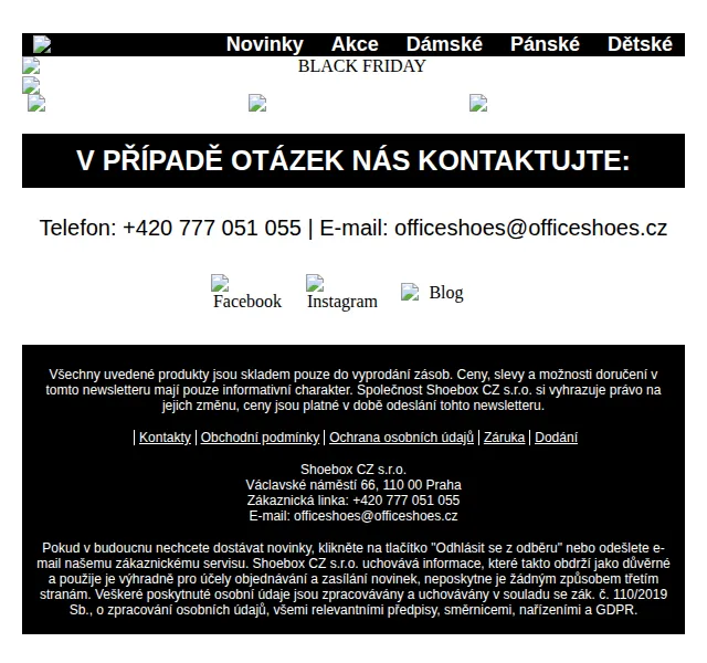 Office Shoes: Black Friday se slevami až 70 % – červen 2026 | Nuslet.cz