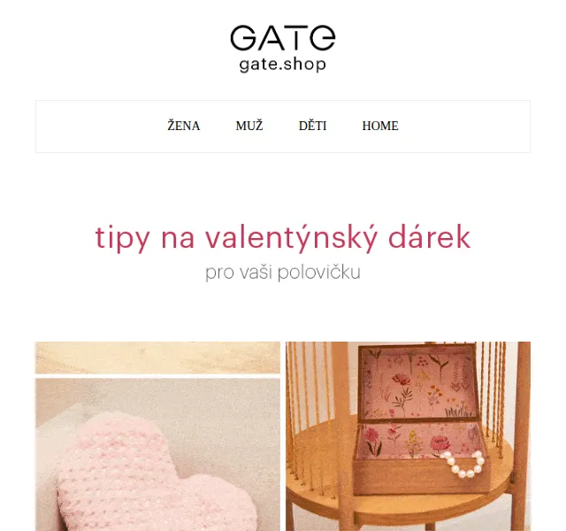 gate.shop: Dárky pro Vaši polovičku – červen 2026 | Nuslet.cz