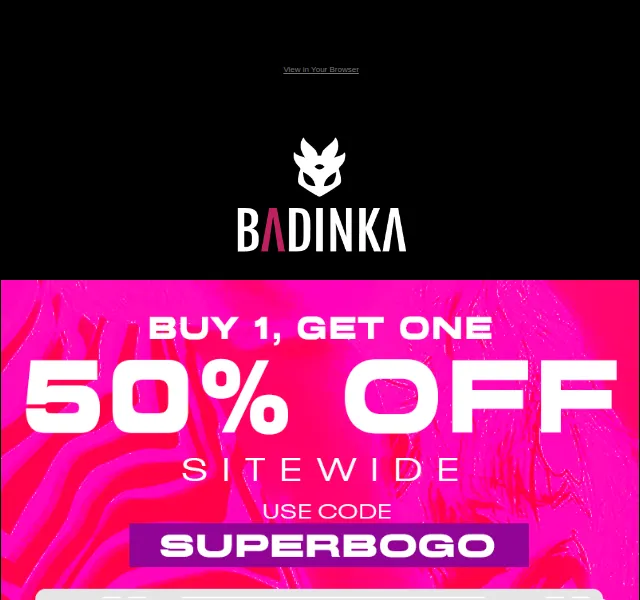 BADINKA: Buy One, Get One 50% sleva – červen 2026 | Nuslet.cz