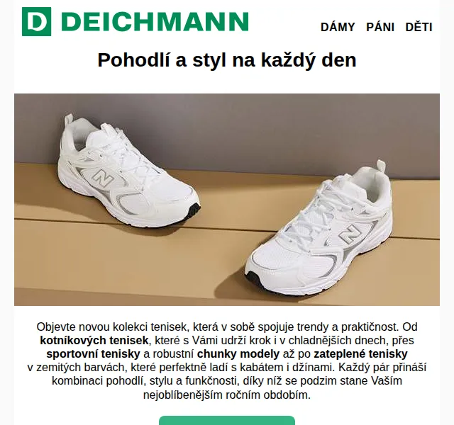DEICHMANN: Podzimní tenisky značek Nike, PUMA – červenec 2026 | Nuslet.cz