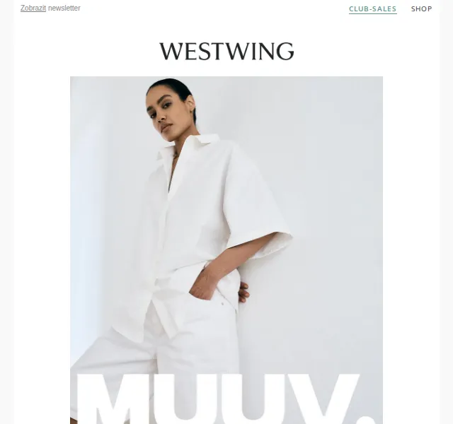 Westwing: MUUV. kolekce SS24 a nové kampaně – červen 2026 | Nuslet.cz
