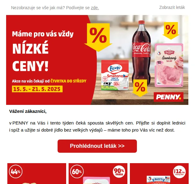 Penny: Leták s akcemi – květen 2025 | Nuslet.cz