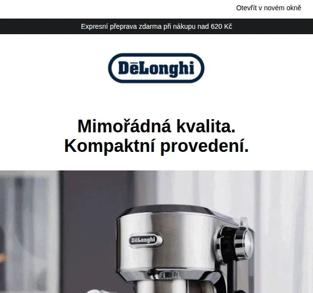 De'Longhi: Dedica Maestro Plus – červen 2026 | Nuslet.cz