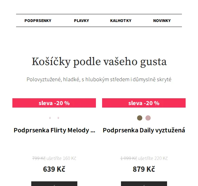 Astratex: Podprsenky a plavky až o 40 % levněji – červen 2026 | Nuslet.cz