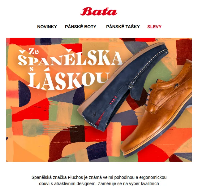 Baťa: Obuv Fluchos – červenec 2026 | Nuslet.cz