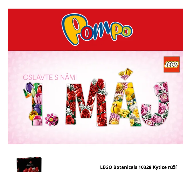 Pompo E-shop: LEGO Botanicals – květiny až -3 % | duben 2026