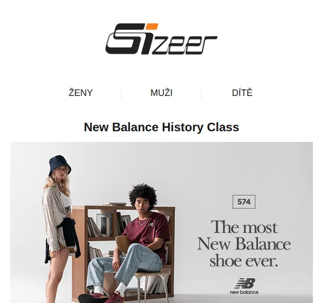 Sizeer: New Balance 574 ve všech barvách – červen 2026 | Nuslet.cz