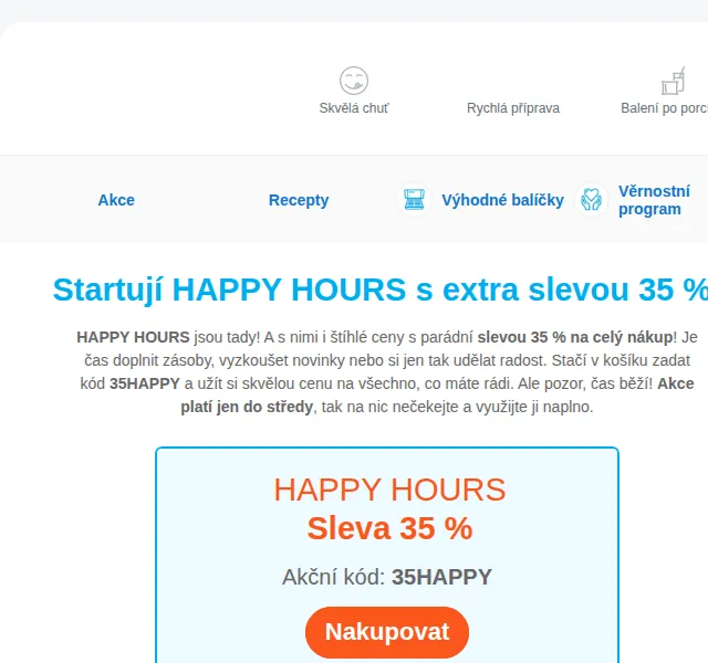 KetoDiet: Extra sleva 35 % Happy Hours – červen 2026 | Nuslet.cz