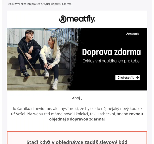 Meatfly: Doprava zdarma – červen 2026 | Nuslet.cz