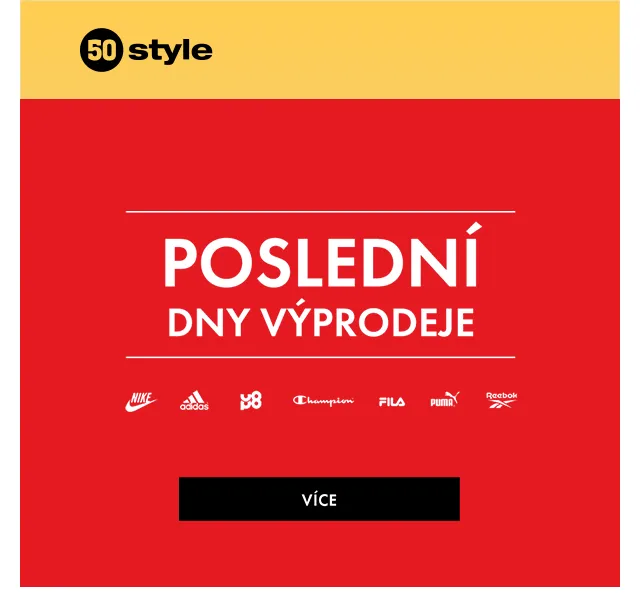50style: dodatečné slevy – červen 2026 | Nuslet.cz