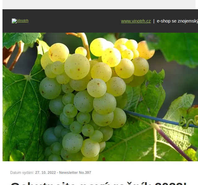 Vinotrh: první vína ročníku 2022 – říjen 2022 | Nuslet.cz