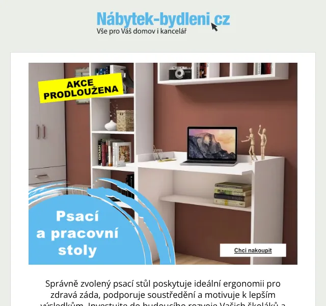 Blancheporte: Psací stoly -6 % – srpen 2026 | Nuslet.cz