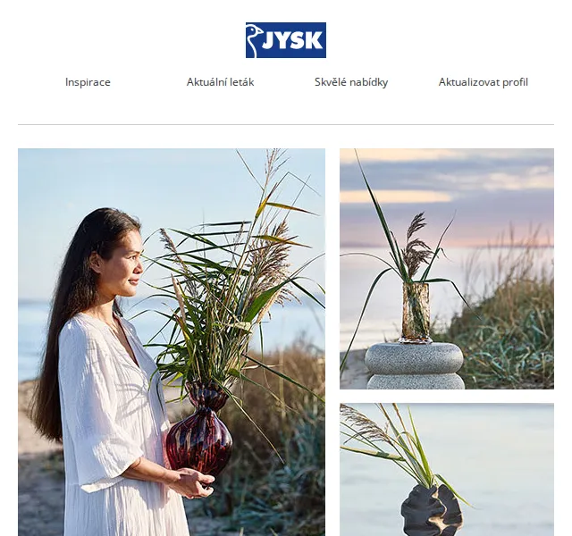 JYSK: Dekorativní vázy do domova – duben 2026 | Nuslet.cz