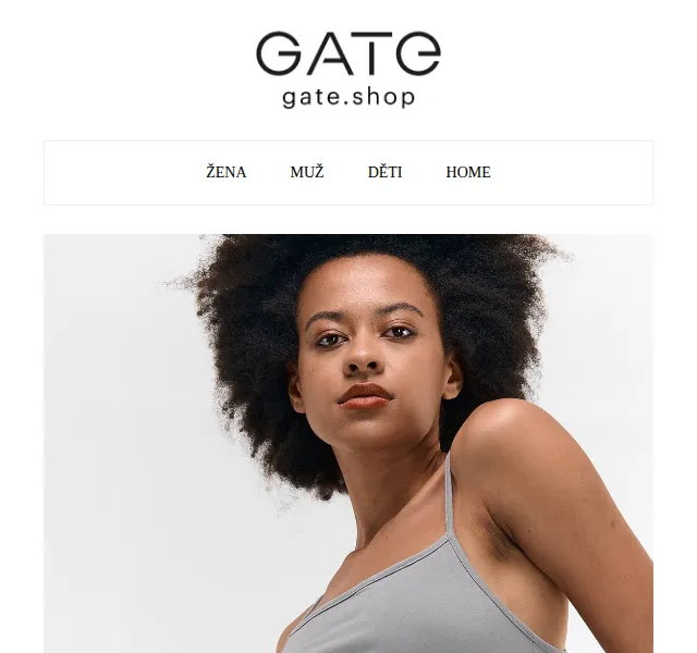 gate.shop: Základní kousky od 68 Kč – červen 2026 | Nuslet.cz