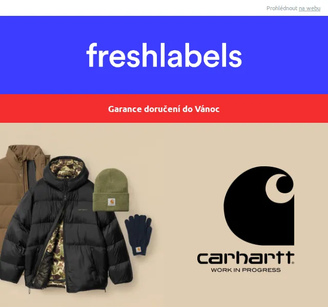 Freshlabels: Carhartt WIP, kabelky a termosky – červenec 2026 | Nuslet.cz