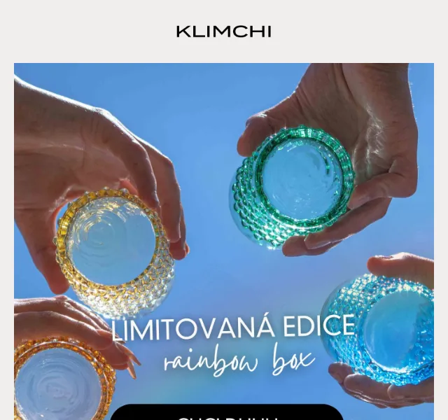 KLIMCHI: Limitovaný Rainbow Box – červen 2026 | Nuslet.cz