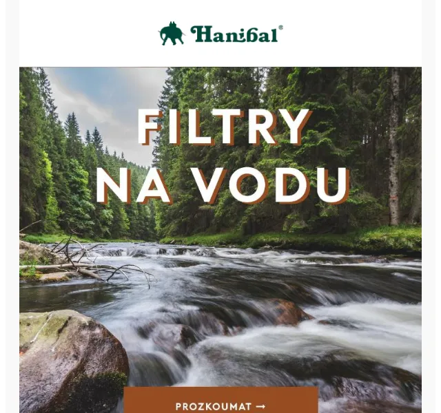 Hanibal: Filtry na vodu a úprava vody na cesty – červen 2026 | Nuslet.cz