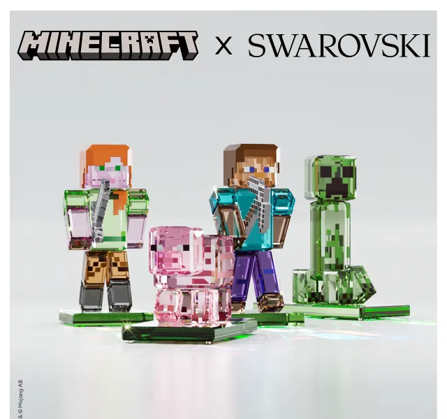 Swarovski: Kolekce Minecraft x Swarovski – červen 2026 | Nuslet.cz