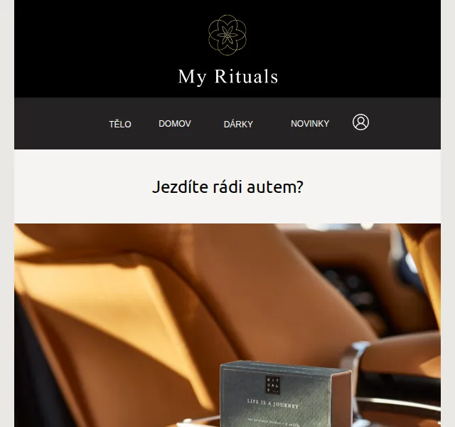 Rituals: Vůně do auta zdarma při nákupu za 2400 Kč – červenec 2026 | Nuslet.cz