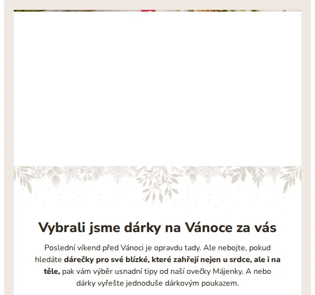 Ovečkárna: Vánoční dárky s 15% slevou – prosinec 2026 | Nuslet.cz