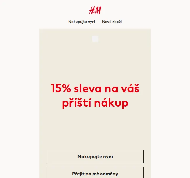 H&M Fashion: 15% sleva na příští nákup – červen 2026 | Nuslet.cz