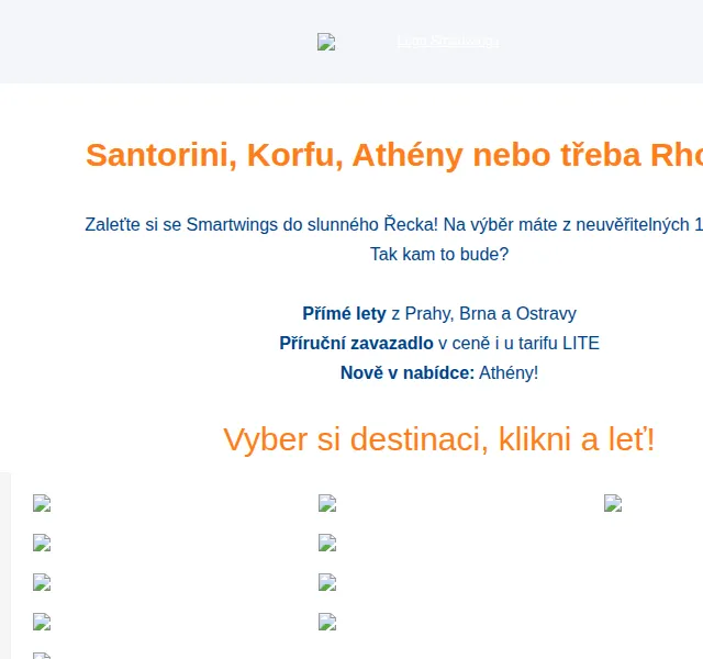 Smartwings: Řecko od 13 destinací – červen 2026 | Nuslet.cz