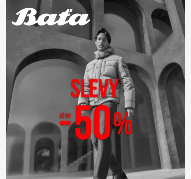 Baťa: Slevy až -50 % na bestsellery – duben 2026