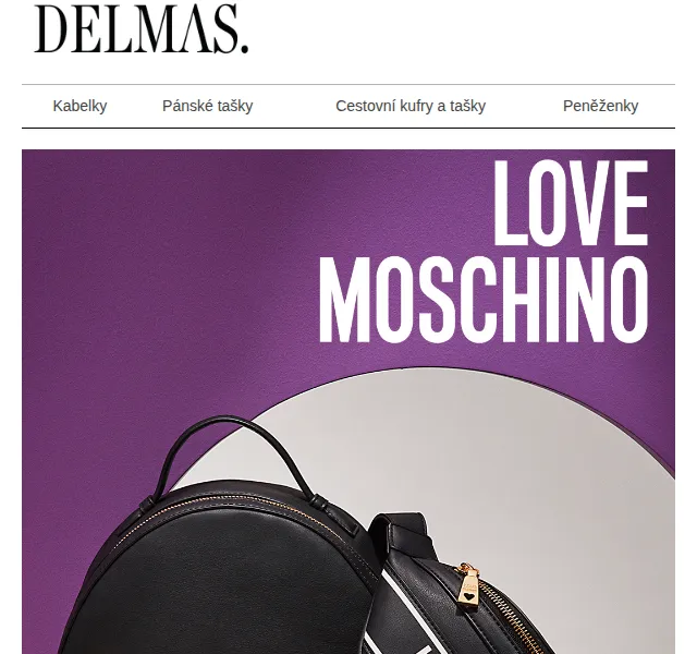 Delmas: 20% sleva na Love Moschino – červen 2026 | Nuslet.cz