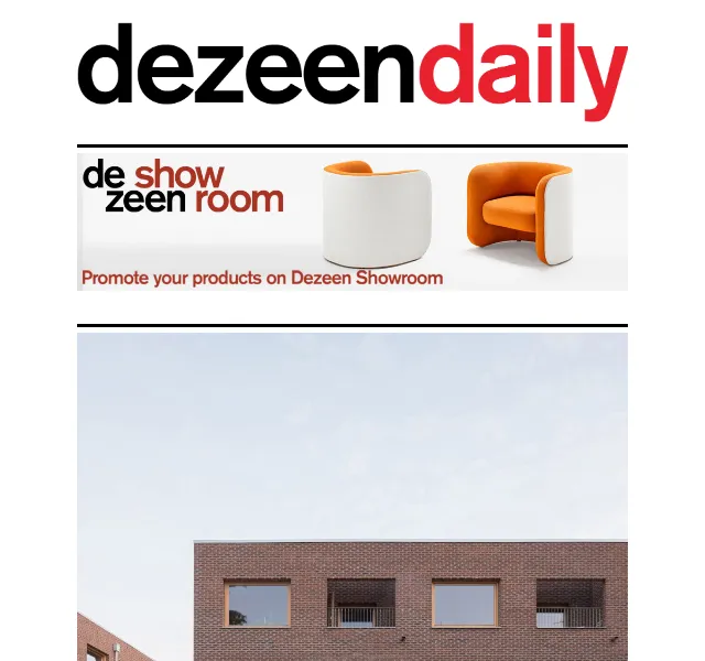 Dezeen Daily: 3D tištěná klimatizace a top interiéry 2022 – červen 2026 | Nuslet.cz