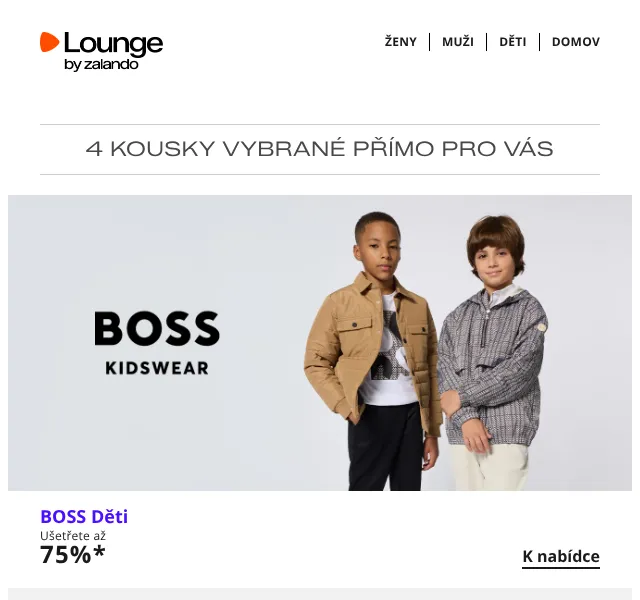 Lounge by Zalando: BOSS, Nike & Salomon až -75 %