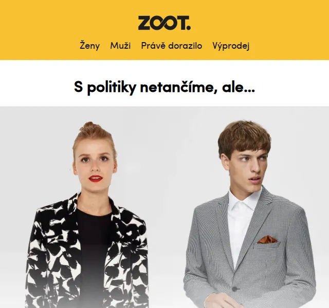 ZOOT: Saka a maskáče od 743 Kč – červen 2026 | Nuslet.cz
