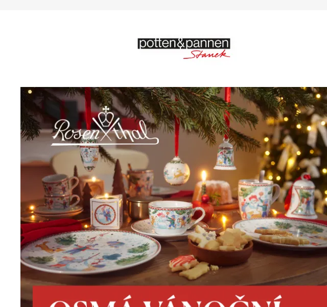 Potten & Pannen: Vánoční kolekce Rosenthal – červen 2026 | Nuslet.cz