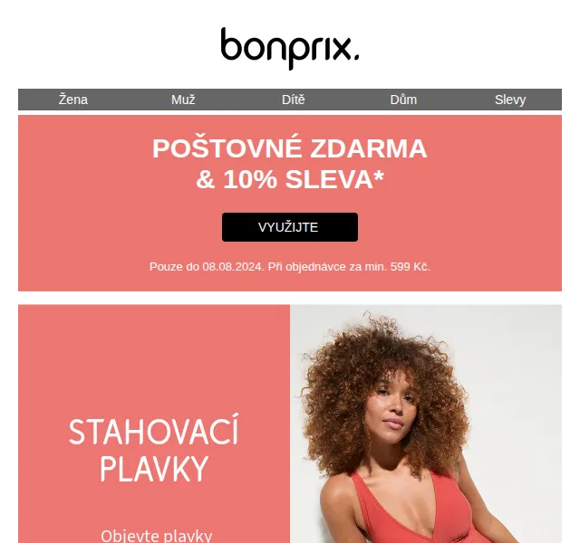 bonprix: 10 % sleva a poštovné zdarma – červen 2026 | Nuslet.cz