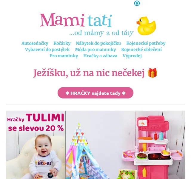 Mamitati.cz: 20% sleva na hračky – červen 2026 | Nuslet.cz